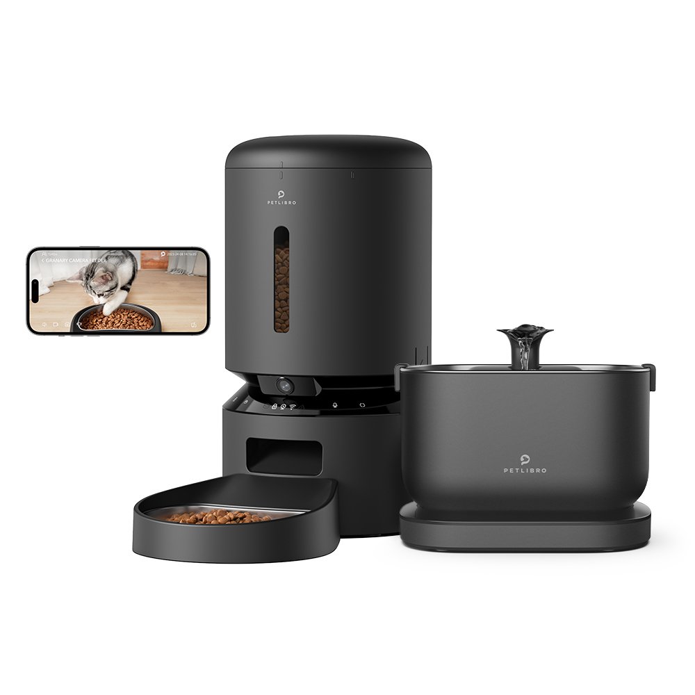 Granary Smart Camera Feeder & Fountain Bundle #2